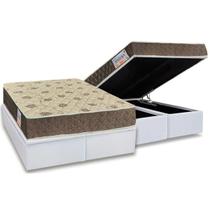 Cama Box Baú King: Colchão Ortopédico Orthoflex D33 / EP Matera + Base CRC Courano White(193x203) Cama Box Baú King: Colchão Ortopédico Orthoflex D33 / EP Matera + Base CRC Courano White(193x203)