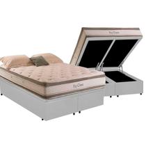 Cama Box Baú King com Colchão Herval Big Class Molas ConforClass 193x203x75cm MS