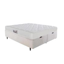 Cama Box Baú King Herval Alto Suporte Top D45 New, 67x193x203cm, Espuma D45