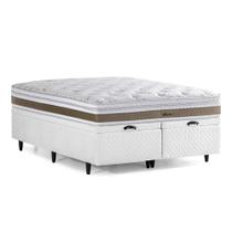 Cama Box Baú King Size Herval Amore, Molas Ensacadas, 74x193x203 cm Cama Box Baú King Size Herval Amore, Molas Ensacadas, 74x193x203 cm