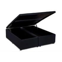 Cama Box Baú King Universal Courano Nero Black (186x198x35) - Ortobom Cama Box Baú King Universal Courano Nero Black (186x198x35) - Ortobom