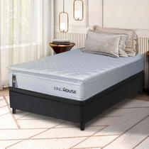 Cama Box Baú Luanda Espuma D28 Solteiro 88x188 King House Cama Box Baú Luanda Espuma D28 Solteiro 88x188 King House