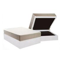 Cama Box Baú NOVO + Colchão Anatômico Kappesberg D33 Carmine + Base CRC Corano White Cama Box Baú NOVO + Colchão Anatômico Kappesberg D33 Carmine + Base CRC Corano White