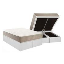 Cama Box Baú NOVO + Colchão Anatômico Kappesberg D33 Carmine + Base CRC Corano White Cama Box Baú NOVO + Colchão Anatômico Kappesberg D33 Carmine + Base CRC Corano White
