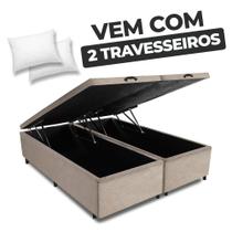 Cama Box Baú Queen Base 158x198cm Varias Cores FL - Nova Box