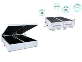 Cama Box Baú Queen Bipartido 158x198 - Reforçada