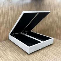 Cama Box Baú Queen Bipartido Blindada 4 Amortecedores 158x198x40 cm