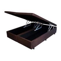 Cama Box Baú Queen Bipartido Premium 4 amortecedores 158x198x40cm
