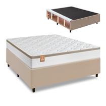 Cama Box Baú Queen Colchão com Molas Ensacadas Real 158x198x71cm CBP