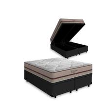 Cama Box Baú Queen + Colchão de Molas Ensacadas - Anjos - Classic 158cm