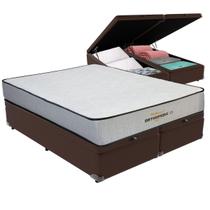 Cama Box Baú Queen e Colchão Orthopedic D33 V-tech Cama Box Baú Queen e Colchão Orthopedic D33 V-tech