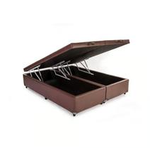 Cama Box Baú Queen Size Baú 158x198 Em material sintético Blindada Reforçada Cama Box Baú Queen Size Baú 158x198 Em material sintético Blindada Reforçada