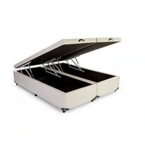 Cama Box Baú Queen Size Baú 158x198 Em material sintético Blindada Reforçada