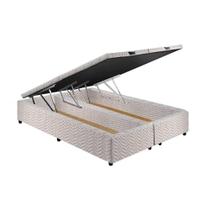 Cama Box Baú Queen Universal Rústico White (158x198x36) - Paropas Cama Box Baú Queen Universal Rústico White (158x198x36) - Paropas