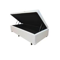 Cama Box Baú Solteirão Blindado Diversas Cores 88x188x42 Linhão