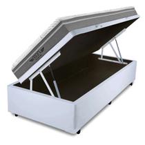 Cama Box Baú Solteirão Bravus + Colchão Ibiza D33 Mola Superlastic 96x203x60cm Várias Cores - Vstore Cama Box Baú Solteirão Bravus + Colchão Ibiza D33 Mola Superlastic 96x203x60cm Várias Cores - Vstore
