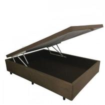 Cama Box Bau Solteirão Suede(0.96X2.03)