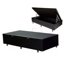 Cama Box Báu Solteiro 088x188 Em material sintético Blindada Reforçada Organizadora Cama Box Báu Solteiro 088x188 Em material sintético Blindada Reforçada Organizadora
