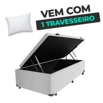 Cama Box Baú Solteiro 88x188x41cm Varias Cores - Nova box