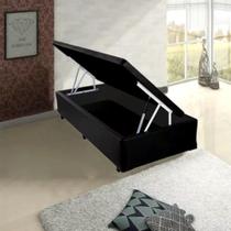 Cama Box Baú Solteiro Blindado 88x188x40 cm