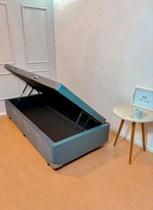 Cama Box Baú Solteiro Blindado 88x188x42 ( Super Reforçada )