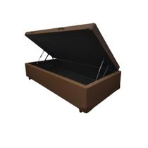 Cama Box Baú Solteiro Blindado Diversas Cores 88x188x42 Linhão