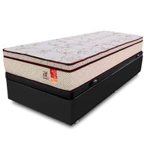 Cama Box Baú Solteiro (Box + Colchão) Molas Ensacadas BF Colchões 88x188x69cm