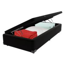 Cama Box Baú Solteiro Bravus 88x188x44