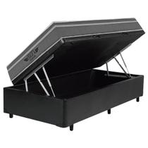 Cama Box Baú Solteiro Bravus + Colchão Ibiza D33 Mola Superlastic 78x188x60cm Várias Cores - Vstore Cama Box Baú Solteiro Bravus + Colchão Ibiza D33 Mola Superlastic 78x188x60cm Várias Cores - Vstore