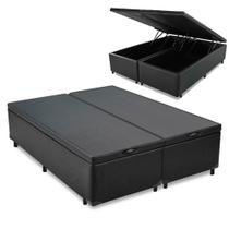 Cama Box Baú Solteiro, Casal, Queen ou King - Diversas Cores