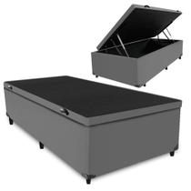 Cama Box Baú Solteiro, Casal, Queen ou King - Diversas Cores