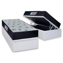 Cama Box Baú Solteiro: Colchão Anatômico Orthoflex Foggia Sogni Unic Face + Base CRC Courano White (88x188) Cama Box Baú Solteiro: Colchão Anatômico Orthoflex Foggia Sogni Unic Face + Base CRC Courano White (88x188)