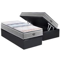 Cama Box Baú Solteiro: Colchão Anatômico Probel Compact AG 65 / D33 / Guarda Costas Extreme Resistence + Base CRC Suede Gray(88x188) Cama Box Baú Solteiro: Colchão Anatômico Probel Compact AG 65 / D33 / Guarda Costas Extreme Resistence + Base CRC Suede Gray(88x188)