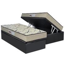 Cama Box Baú Solteiro: Colchão Espuma D33 Paropas AG65 Max Sono Clean + Base CRC Suede Gray (88x188) Cama Box Baú Solteiro: Colchão Espuma D33 Paropas AG65 Max Sono Clean + Base CRC Suede Gray (88x188)