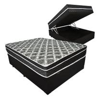 Cama Box Baú Solteiro Colchão Mola Ensacada Pillowin 88x188x63cm - Repousant Relaflex