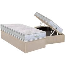 Cama Box Baú Solteiro: Colchão Molas MasterPocket Ensacadas Orthoflex Starflex Dream New + Base CRC Suede Clean (88x188) Cama Box Baú Solteiro: Colchão Molas MasterPocket Ensacadas Orthoflex Starflex Dream New + Base CRC Suede Clean (88x188)