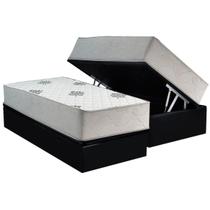 Cama Box Baú Solteiro + Colchão Ortopédico Inovaflex Comfort Premium Cama Box Baú Solteiro + Colchão Ortopédico Inovaflex Comfort Premium