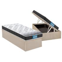 Cama Box Baú Solteiro: Colchão Ortopédico Probel D28 / EP Guarda Costas PróMiddle Double Face + Base CRC Suede Clean(88x188) Cama Box Baú Solteiro: Colchão Ortopédico Probel D28 / EP Guarda Costas PróMiddle Double Face + Base CRC Suede Clean(88x188)