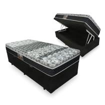 Cama Box Baú Solteiro Com Colchão Castor Solteiro