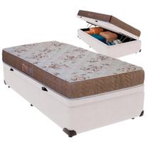 Cama Box Baú Solteiro e Colchão Pro-Life D33 Colchobel Branco Cama Box Baú Solteiro e Colchão Pro-Life D33 Colchobel Branco