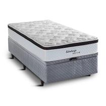 Cama Box Baú Solteiro Herval Edimburgo, Molas Maxspring, 71x88x188 cm