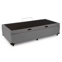 Cama Box Bau Solteiro Sintetico Premium Santo Box 47x88x188