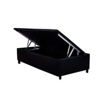 Cama Box Baú Solteiro Universal Courano Black (88x188x35) - Costa Rica Cama Box Baú Solteiro Universal Courano Black (88x188x35) - Costa Rica