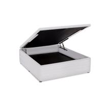 Cama Box Baú Universal Casal Courano White (138x188x35) - Ortobom Cama Box Baú Universal Casal Courano White (138x188x35) - Ortobom