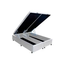 Cama Box Baú Universal CRC Linhão White Queen 158x198 Cama Box Baú Universal CRC Linhão White Queen 158x198