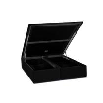 Cama Box Baú Universal King Suede Nero Black (193x203x35) - Ortobom Cama Box Baú Universal King Suede Nero Black (193x203x35) - Ortobom