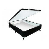 Cama Box Baú Universal Viúva Courano Black New (128x188x35) - Castor