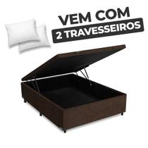 Cama Box Baú Viúva 128x188x41cm Varias Cores - Nova Box