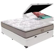 Cama Box Baú Viúvo e Colchão Four Season Molas V-tech