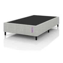 Cama Box Bege Cayambe Solteirão 108x198x25 cm Smartz